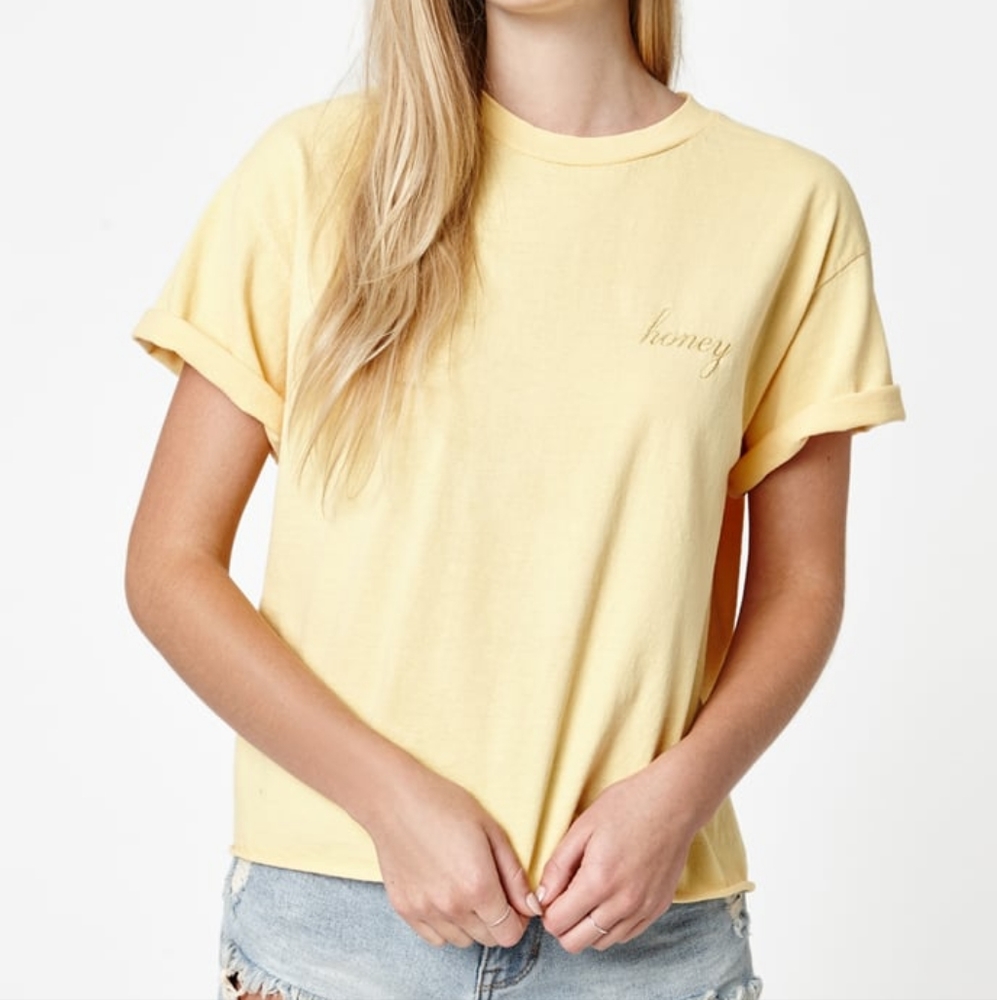 Brandy Melville J. Galt Honey T Shirt